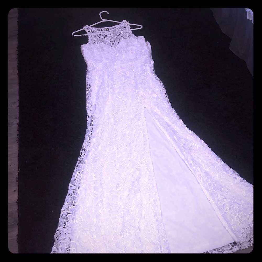 White dress